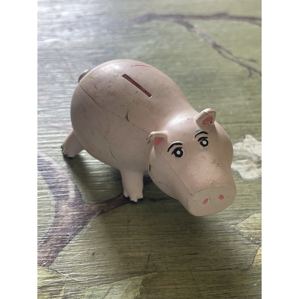 Hasbro Disney Pixar Toy Story 2.5" Hamm Figure Cake Topper Vintage 2001